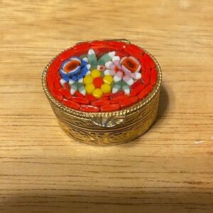Vintage Micro Mosiac Pill box